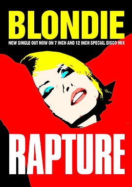 Blondie Rapture Single Cover