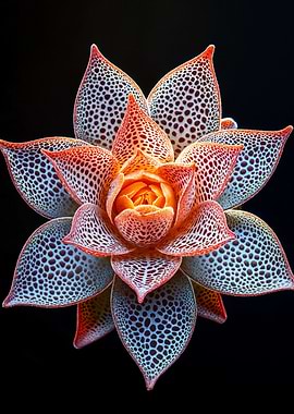 Spotted Succulent Flower