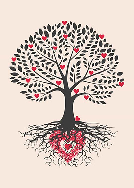 Love Tree Illustration