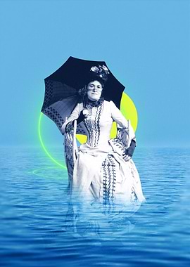 Victorian Elegance in a Liquid Sky