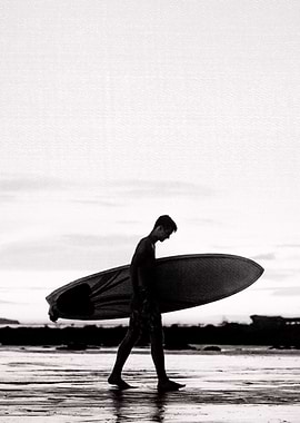 Surfer Silhouette