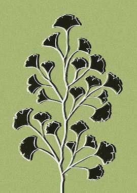 Lime Ginkgo Leaf