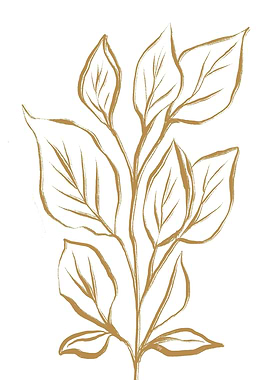 Gold Leaf Branch One