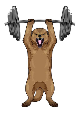 Meerkat Bodybuilding Dumbbell