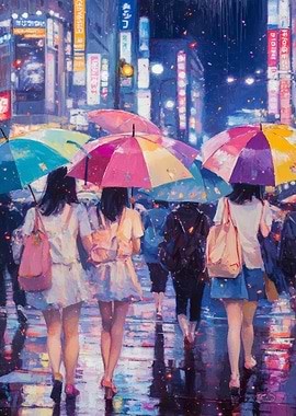 Rainy Night in Tokyo