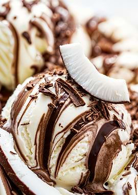 Chocolate Coconut Ice Cream