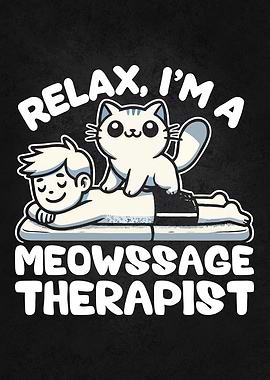 Relax, I'm a Meowssage Therapist – Funny Cat Massage