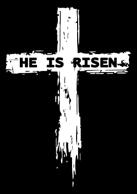 He Is Risen Cross