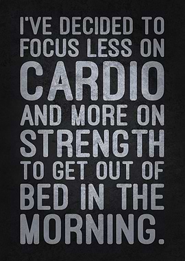 Cardio vs Strength To Get Out Of Bed - Funny Gym