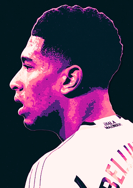 Jude Bellingham Football Player Portrait