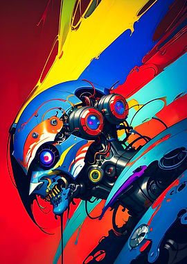 Angry Cybernetic Robot