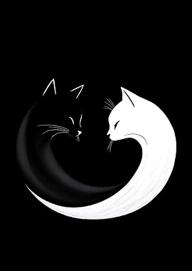 Yin Yang Cats