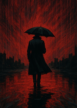 Red Rain Mystery Man