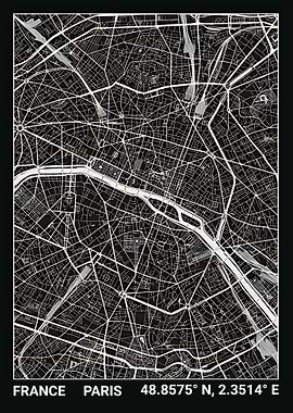 Paris City Map