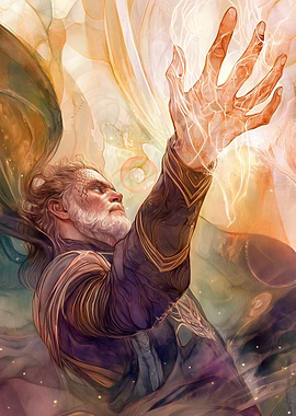 Wizard Casting Spell