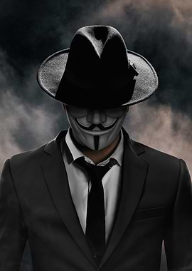 Anonymous Mask in Suit