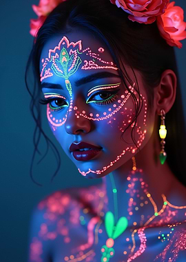 Neon Body Art