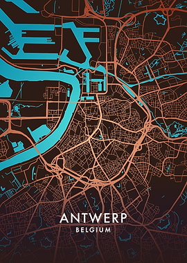 Antwerp City Map