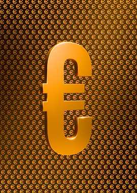 Golden Euro Symbol