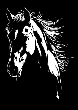Horse Head Silhouette