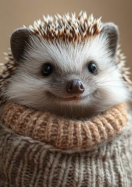 Hedgehog in a Sweater
