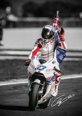 Casey Stoner Victory