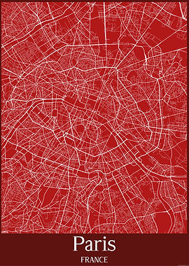 Paris City Map