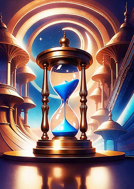 Hourglass in a Golden City