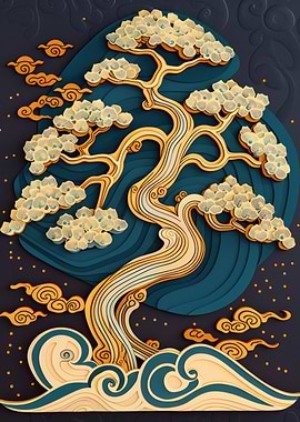 Oriental Bonsai Tree