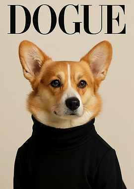 Dogue Magazine Cover Vogue Corgy