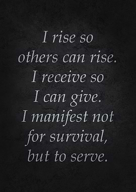 I Rise So Others Can Rise - Leadership Success