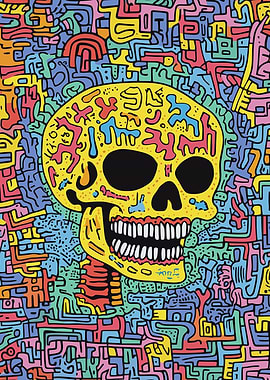 Doodle Skull