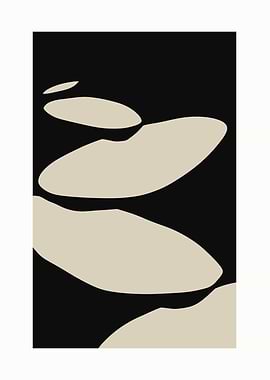 Abstract Beige Shapes