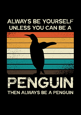 Penguin Retro Quote