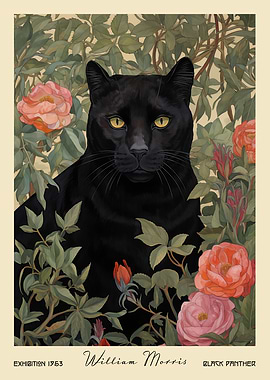 Black Panther Roses Morris