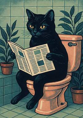 A Cat’s Private Moment