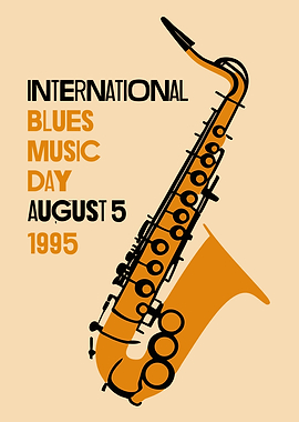 International Blues Music Day Poster