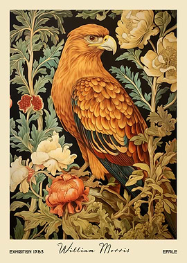 William Morris Eagle Floral