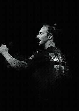 Zlatan Ibrahimović Soccer Art