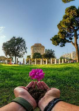 White Tower in spring