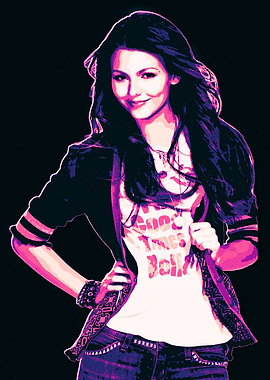 Victoria Justice Pop Art
