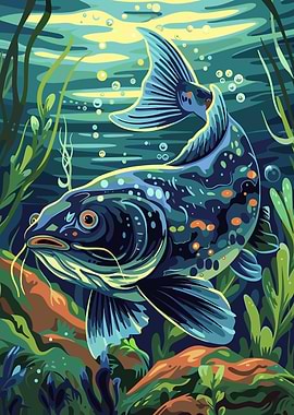 Catfish Underwater