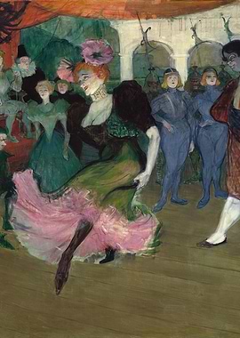 Marcelle Lender Dancing by Henri de Toulouse-Lautrec