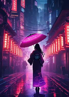 Cyberpunk Geisha