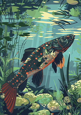 Fish in Aquatic Habitat