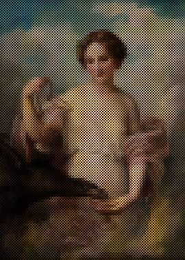 Psyche And The Eagle Of Zeus by Natale Schiavone