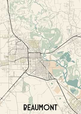 Beaumont City Map
