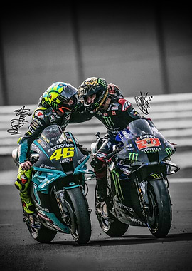 Valentino Rossi vs Fabio Quartararo