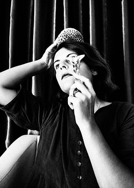 Woman with Shell Headpiece