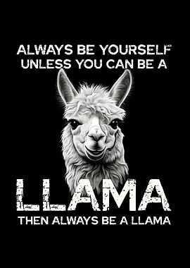 Llama Quote Graphic
